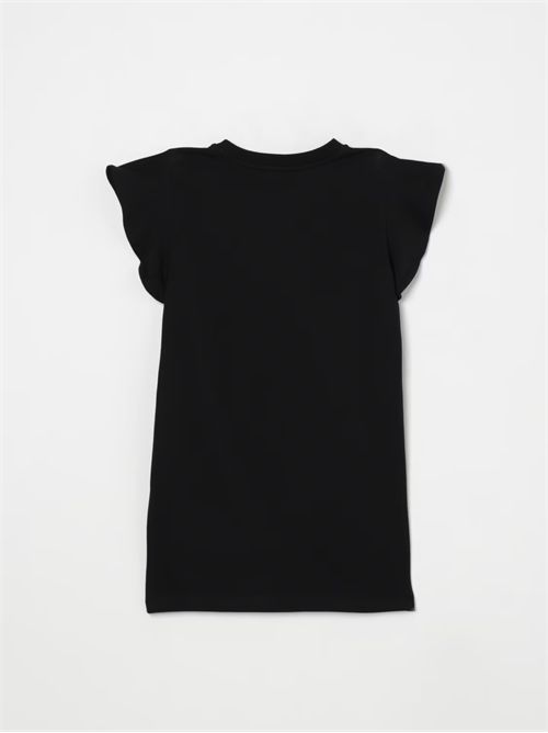 Abito bambina nera MOSCHINO KIDS | HDV0G8LBA00//60100
